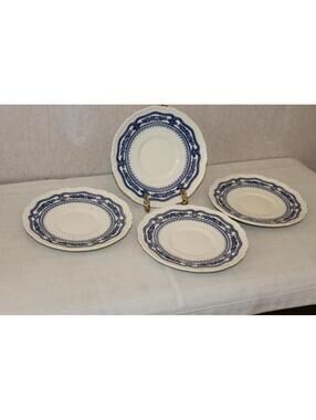 Mason’s Manchu Blue Saucers - Set of 4